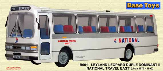 NATIONAL EXPRESS National Travel East Leyland Leopard Duple Dominant.